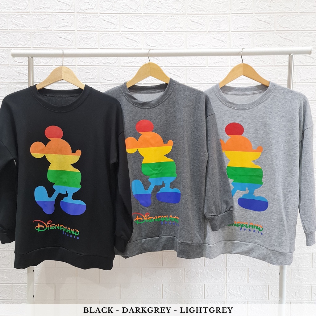 3663 mouse rainbow sweater