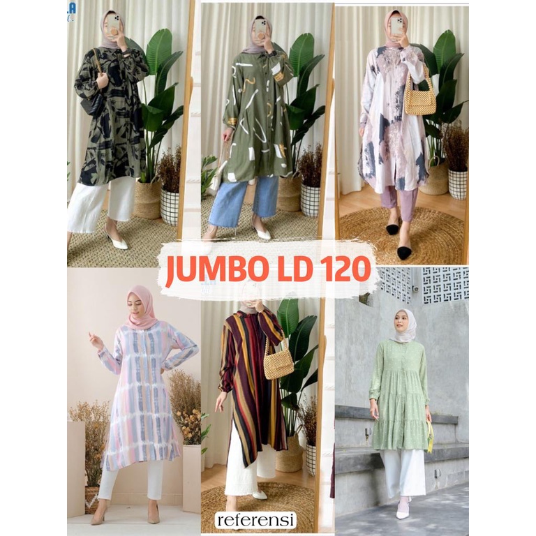 ATASAN TUNIK WANITA BUSUI / TUNIK JUMBO LD120 / ATASAN TUNIK WANITA / TUNIK WANITA JUMBO / TUNIK MUSLIM / ATASAN MUSLIM / ATASAN WANITA JUMBO / TUNIK JUMBO XXL / ATASAN TUNIK JUMBO XXL