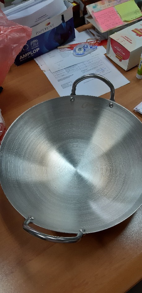 Calypso Kuali Wajan Stainless Steel Uk.34cm