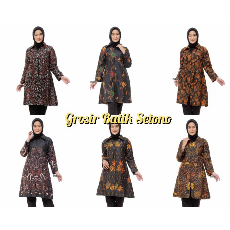 Tunik batik unggul jaya (Bisa COD)