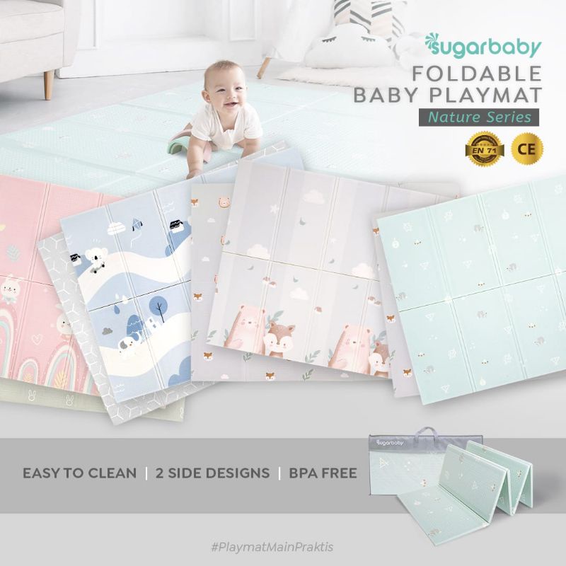 Sugar Baby Foldable Playmat/ Matras size 200 x 150cm