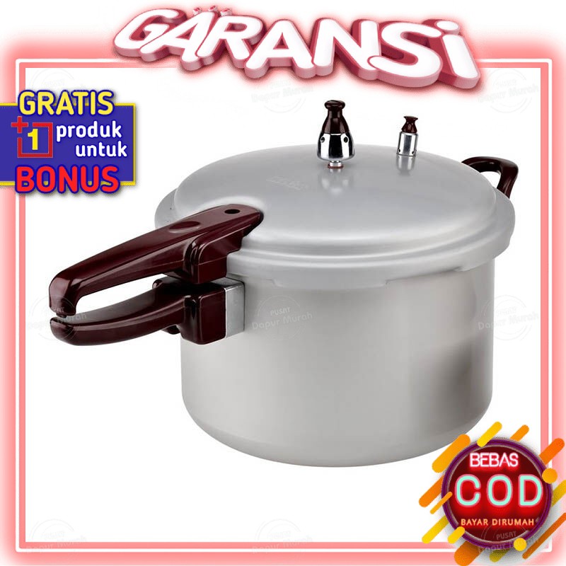 Panci Presto 8 Liter Alat Pelunak Daging 3 in 1