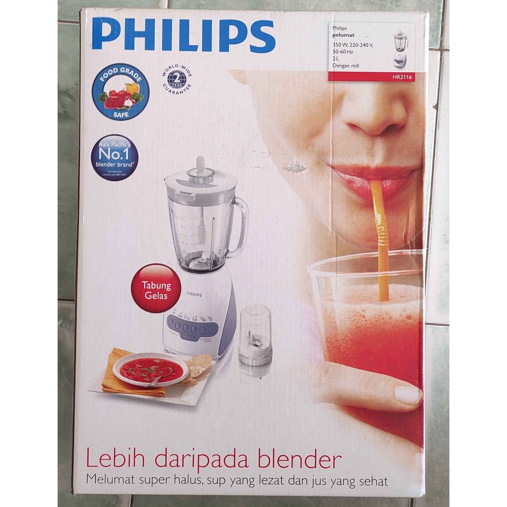 Blender HR 2116 HR2116 Philip kaca