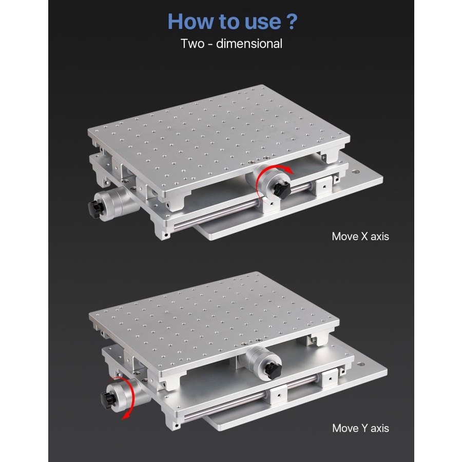 CloudRay Fiber Marking Platform Meja DT Two Dimensional Workstation