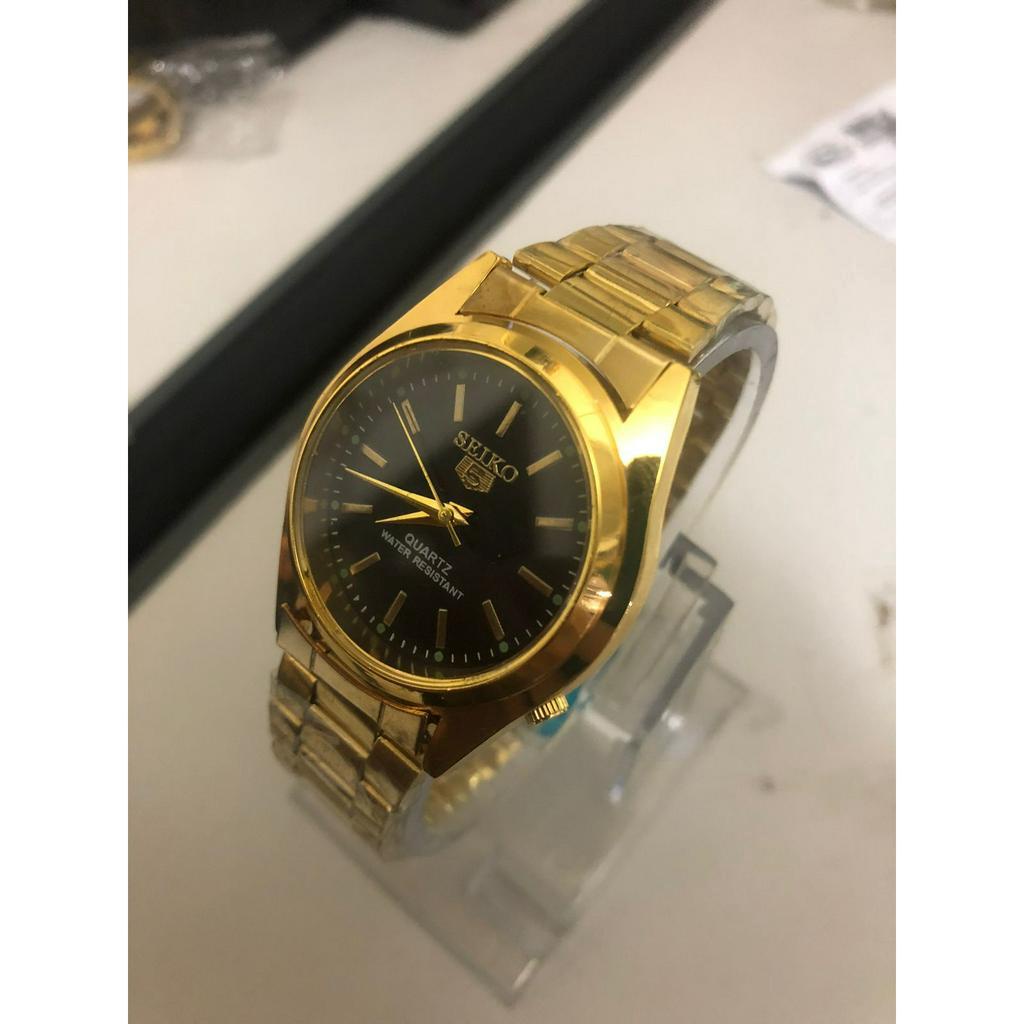 Jam Tangan S3ik0 Warna Gold Terlaris Terfaforit-jam Tangan Warna emas