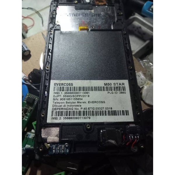 LCD Touchscreen Evercoss M50 Star Copotan