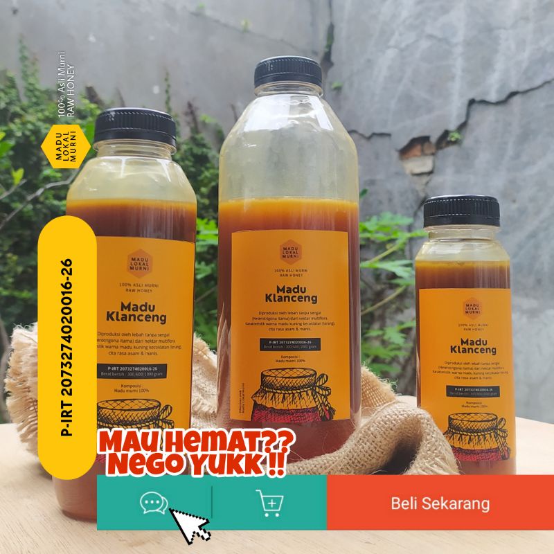 

MADU KLANCENG/Kelulut (Incisa) ORI Dijamin TIDAK KECEWA !! Murni 100% Asli Tetragonula incisa 1 Kg