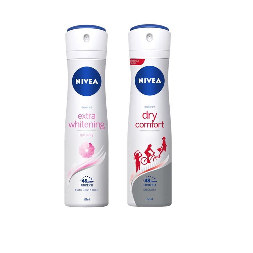 ✿ELYSABETHME✿ Nivea  Deodorant cool spray anti bau badan biang keringat semprot