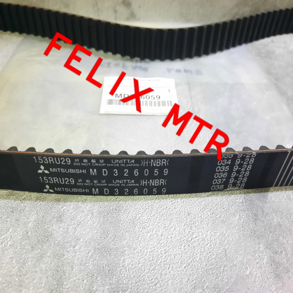 TIMING BELT SABUK TIMING LONG MITSUBISHI ETERNA DOHC