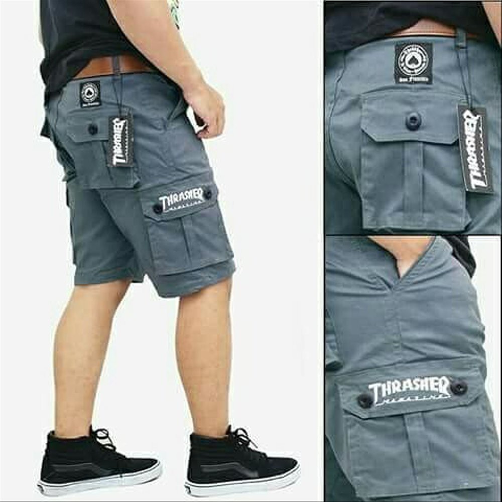 CELANA CARGO PENDEK THRASHER BAHAN TEBAL