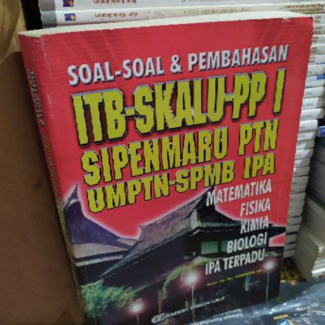 Soal Soal Pembahasan Itb Skalu Ppi Sipenmaru Ptn Umptn Spmb Ipa Komarudin Shopee Indonesia