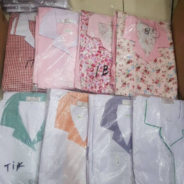 BAJU SUSTER KULOT (L)/SERAGAM SUSTER CELANA PENDEK BAJU PENDEK