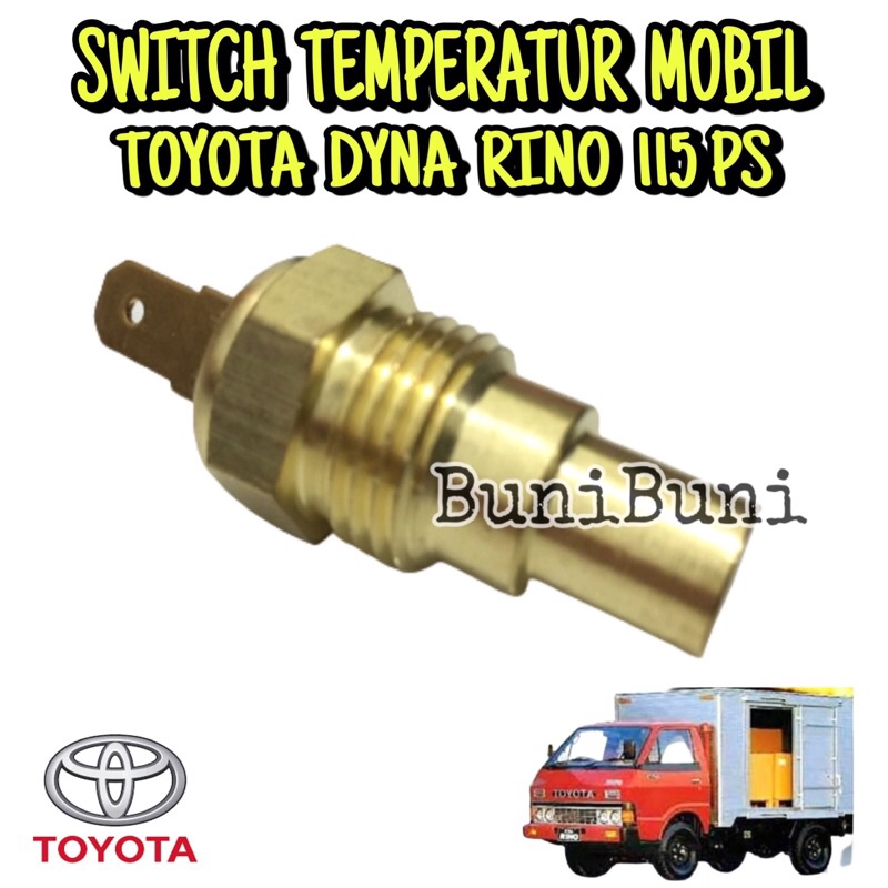 Switch Temperatur / Sensor Indikator Suhu Air Panas Mobil Truk Toyota Dyna Rino PS115 High Quality
