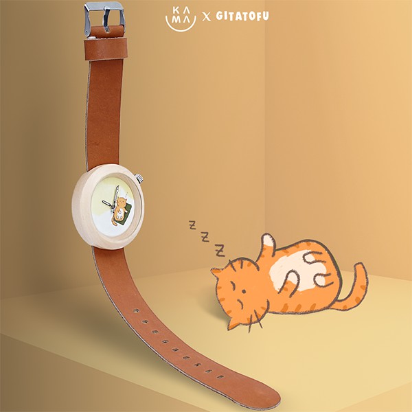 Kama Watch Jam Tangan Kayu Jangan Lupa Tidur