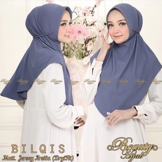 Bergo tali kepang hijab BILQIS hijab instan tali jersey bergo instan bergo tali tambang hijab tali kepang hijab tali tambang (Ori Beauty Hijab)