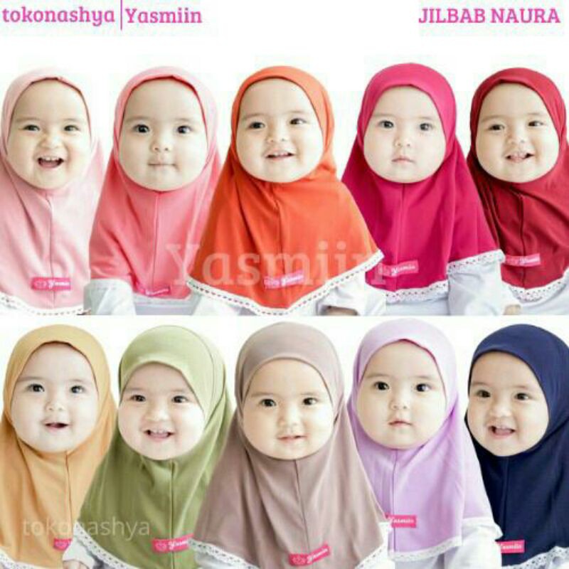 YASMIIN HIJAB  ANAK JILBAN NAURA