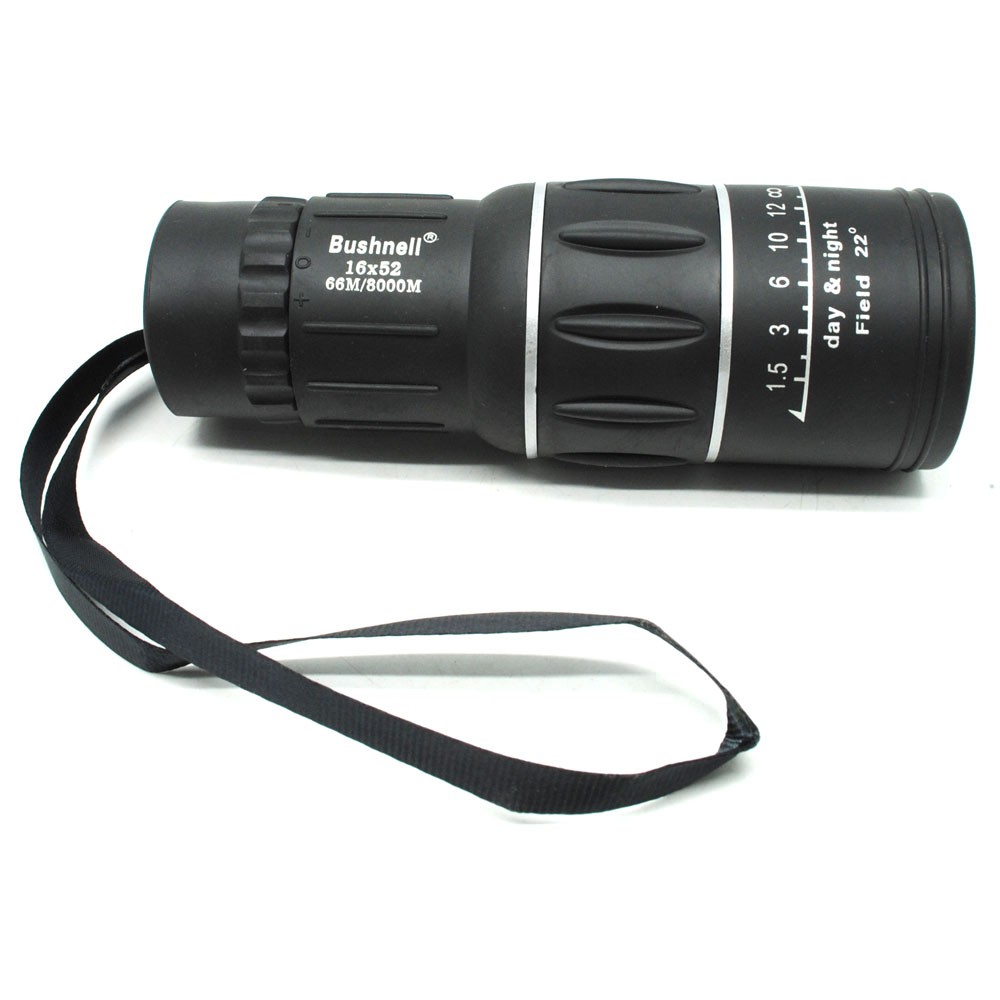 TaffSPORT Prime Teropong Monokular Focus and Zoom Lens Adjustable Telescope 66M/8000M - 16x52