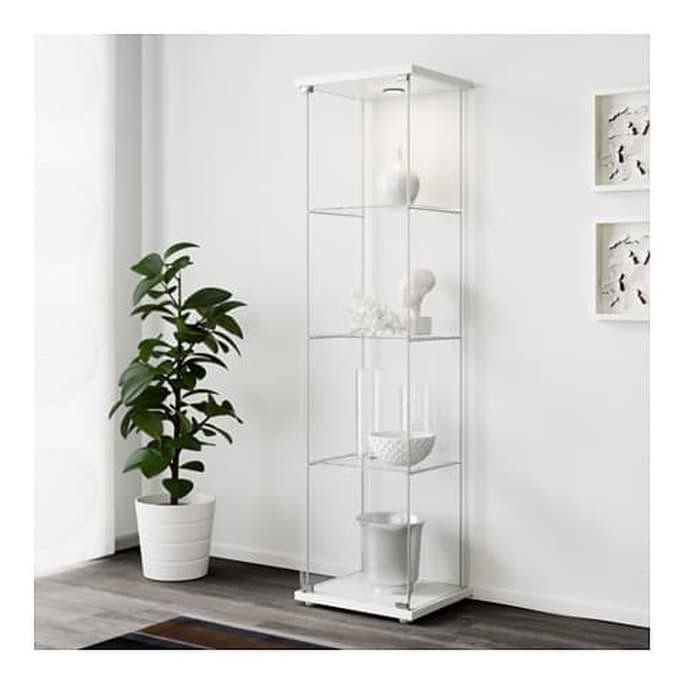 Lemari Pajangan hias Full Kaca minimalis 1 pintu.