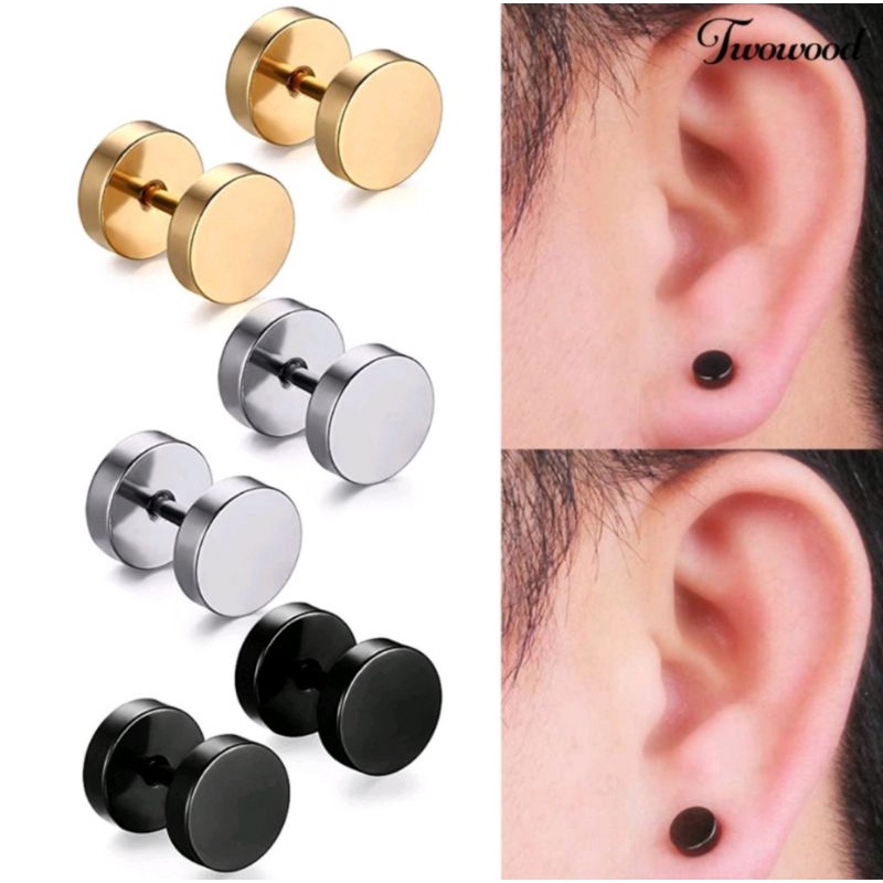 ANTING TINDIK  TITANIUM 100 % KUALITAS TINGGI ,PIRCING RODA