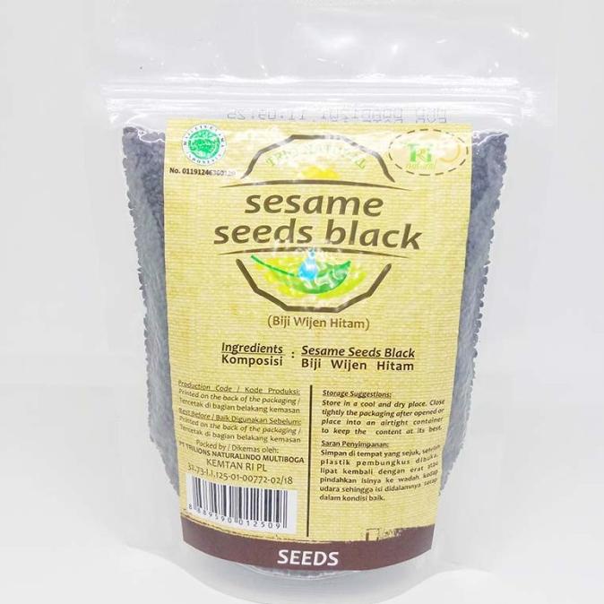 

Ready oke] TRIO NATURAL SESAME SEEDS BLACK 250 G