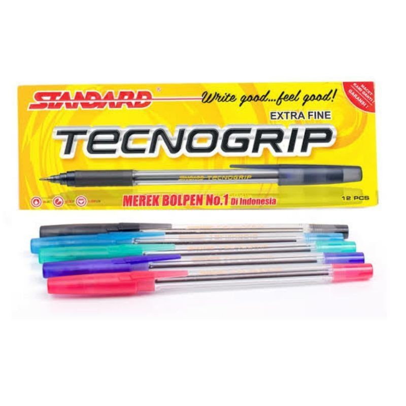 

12pc pulpen standar tecnogrip