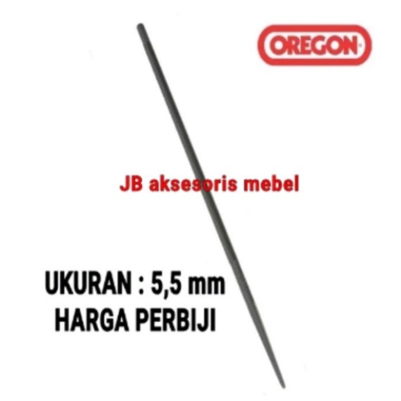 KIKIR BESI BULAT 8" merk OREGON / KIKIR BESI LINGKARAN BESAR 5,5 mm - 5,5 mm