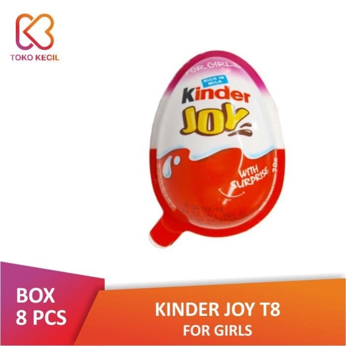 

[PACK] KINDER JOY CHOCOLATE FOR GIRLS (8 PCS X 20 GR) / KINDERJOY