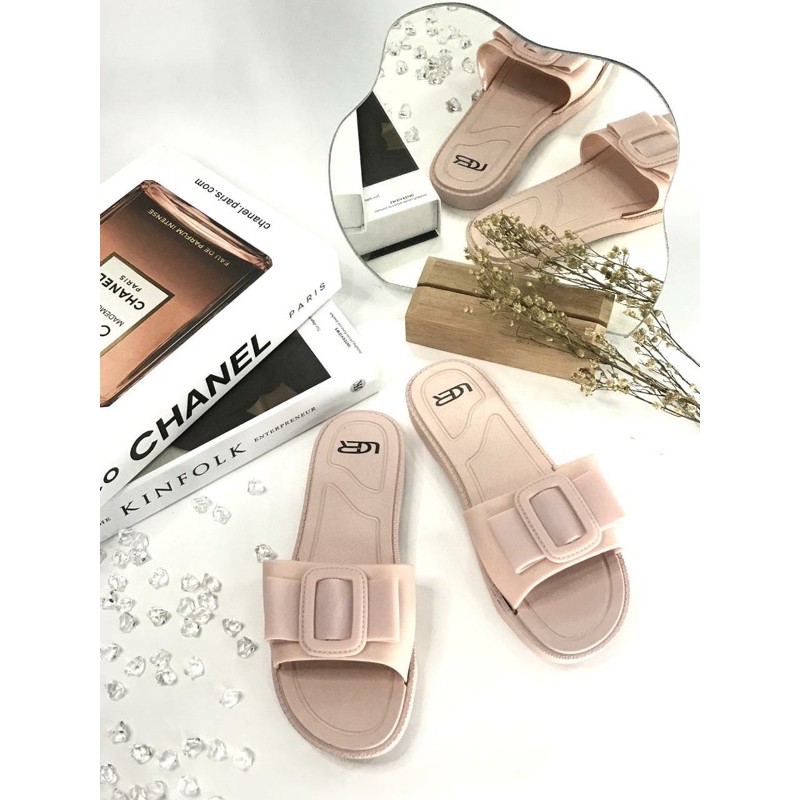 Sandal Slop Gesper BEST SELLER Import LCR F-020-Pink