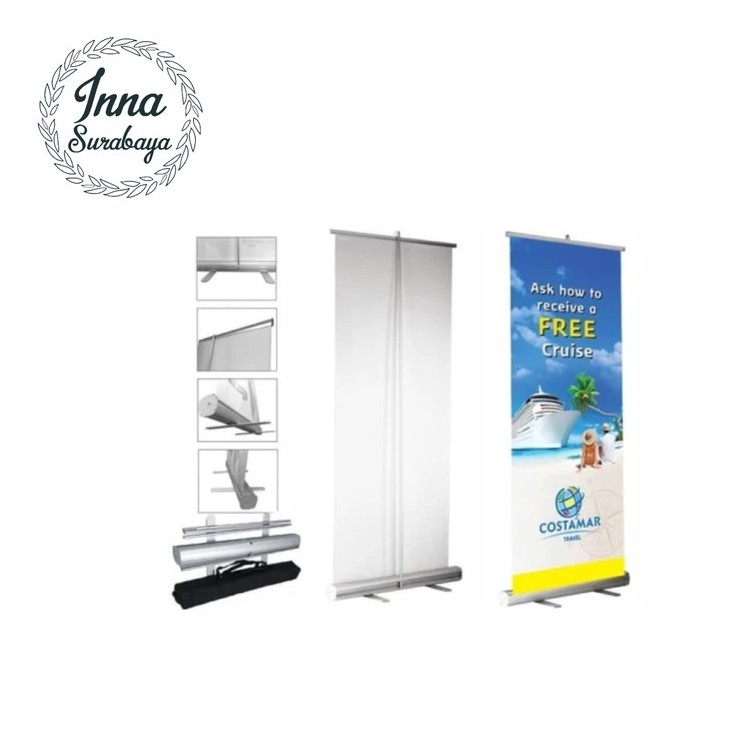 {SIAP KIRIM} - RANGKA ROLL UP BANNER STAND 60X160