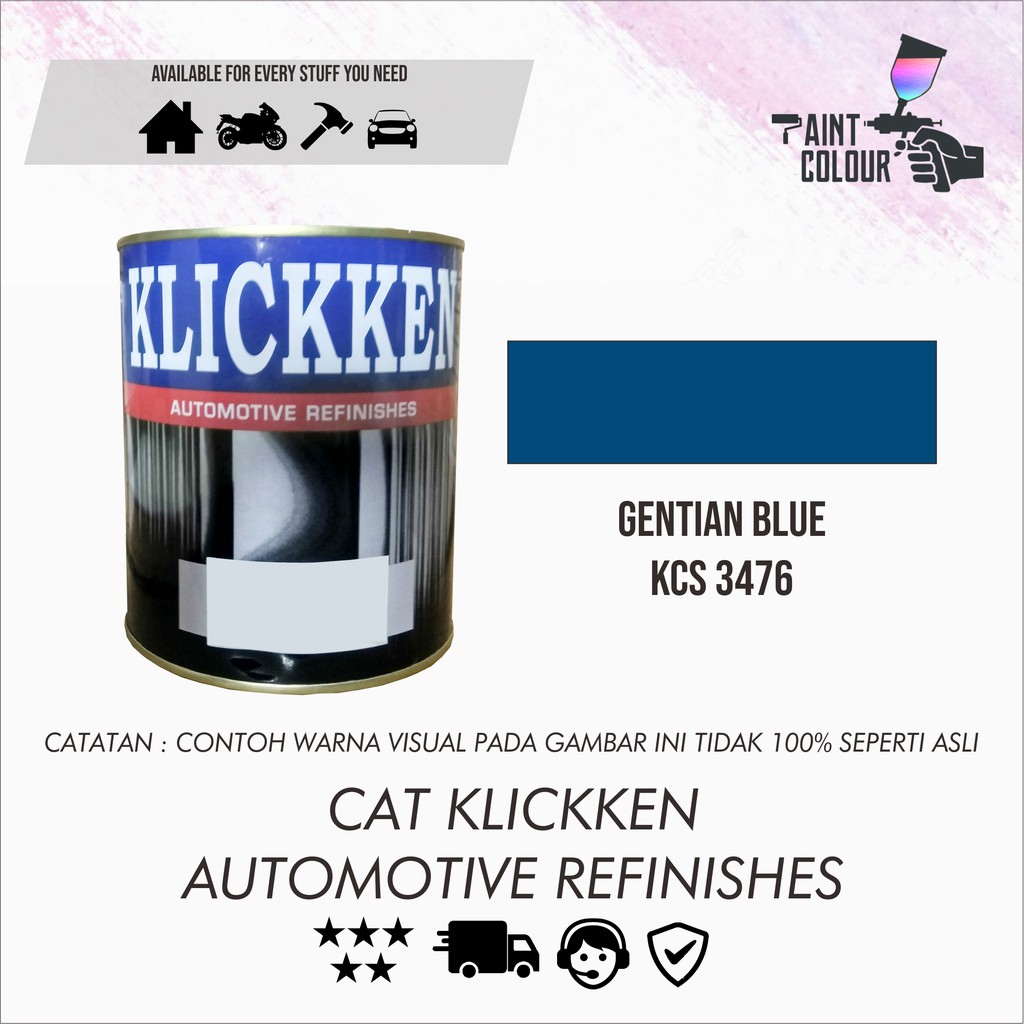 Cat Klickken Automotive Refinishes - Gentian Blue KCS 3476