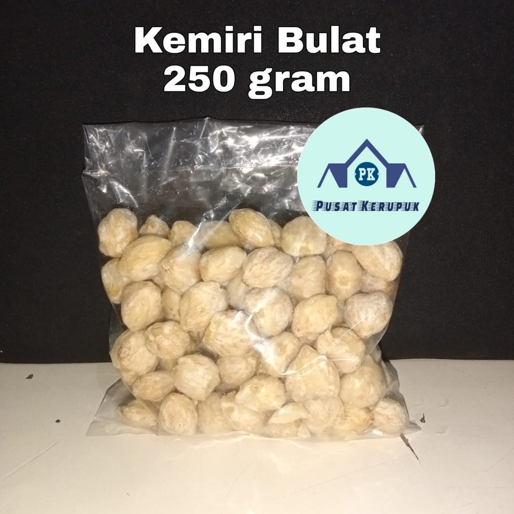 

Kemiri Bulat 250 gram (Repack)