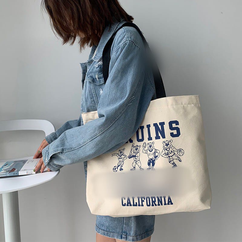 [LOKAL] DOMMO - D1508 TOTEBAG BIG varian sablon PAKAI PEREKAT