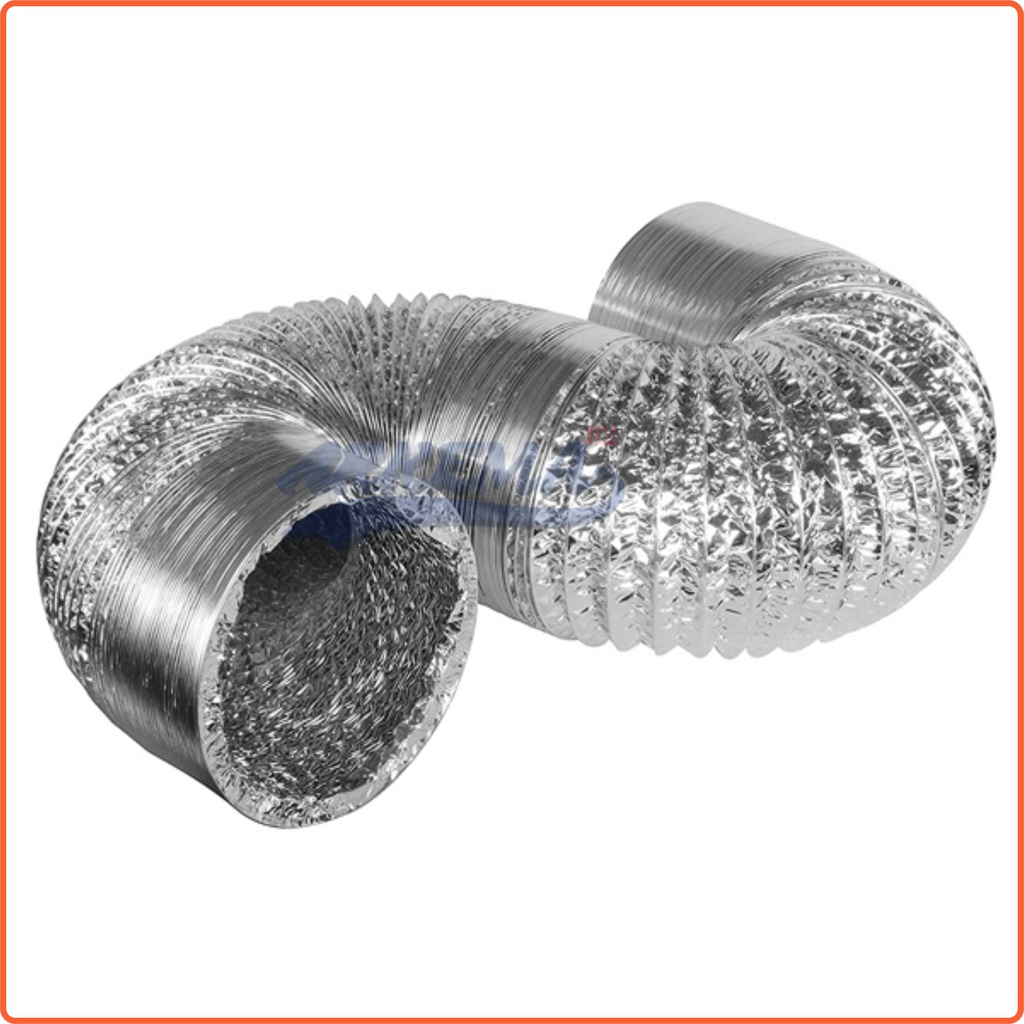 TERMURAH FLEXIBLE DUCTING PER DUS (10METER) 4&quot; - 6&quot; - 8&quot; - 10&quot; inch PIPA CEROBONG ALUMUNIUM