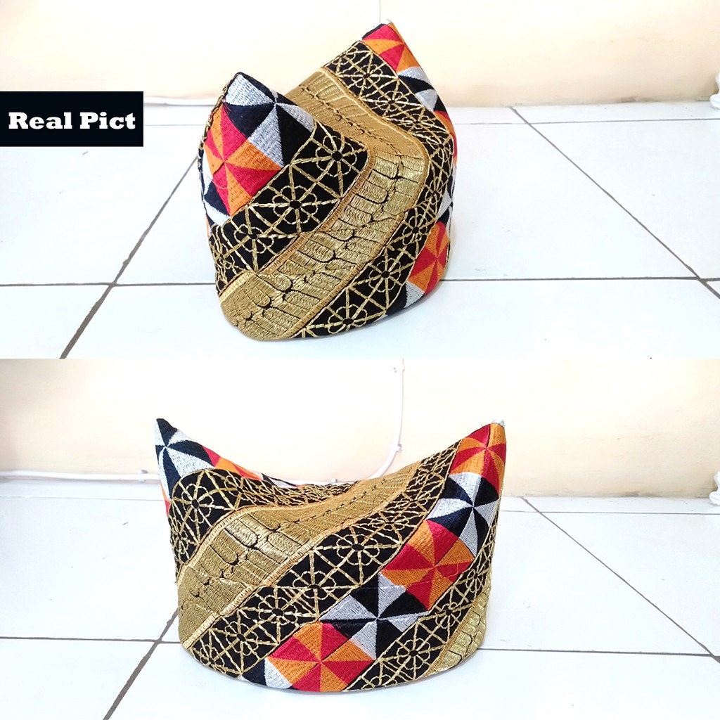 Peci Kopeah kopyah Songkok Tapis Lampung Perahu Cilugam Original