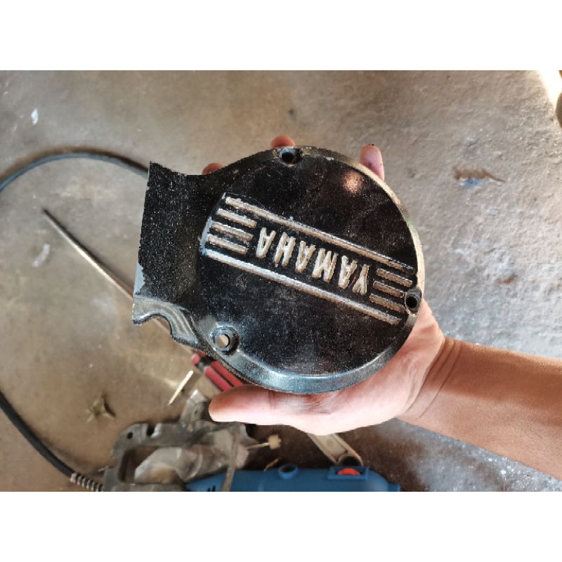 TUTUP BLOK MAGNIT RX KING COBRA COVER BAK KOPLING KIRI RX KING COBRA HITAM TUTUP MAGNIT RX KING TUTU