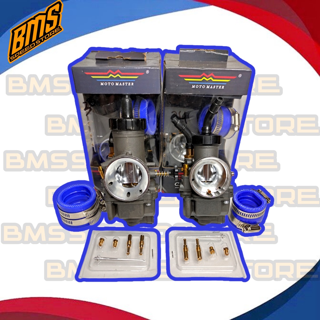 Karburator karbu pe 24 26 28 30 skep 32 moto master set manipol Repair kit & selang Generasi Ke 2