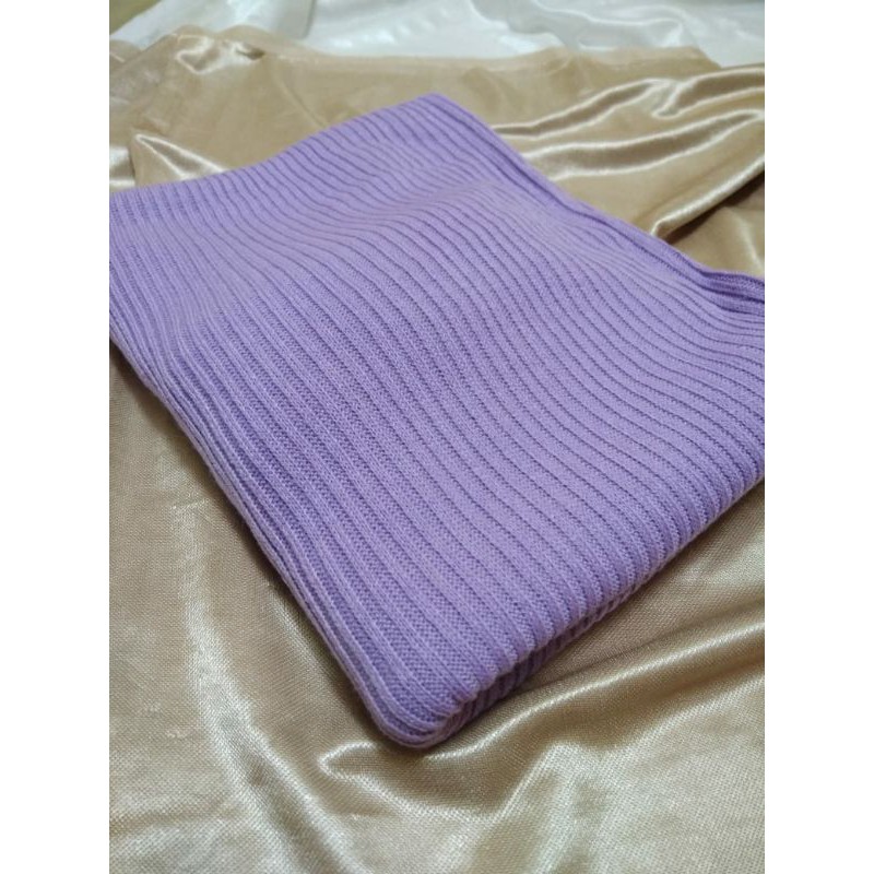 Rok Rajut / Rok Knit / Long Skirt Knit / Rok Panjang Rajut / Rok Span Rajut / Rok Span Knited-Lilac