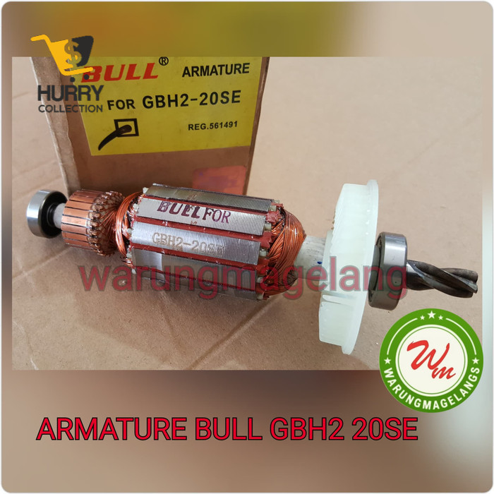 ARMATURE ANGKER BULL FOR MESIN BOSCH GBH2 20SE GBH220SE GBH 220SE FREE ONGKIR