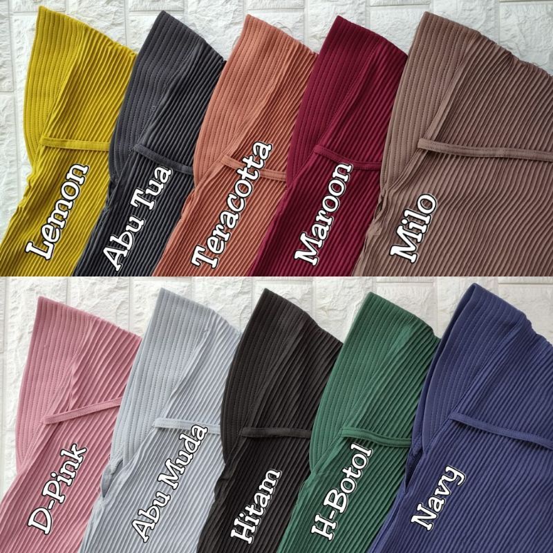 (Ori Athaya) XXL SYIRIA PLISKET •jilbab instan jumbo•kerudung instan syar'i plisket