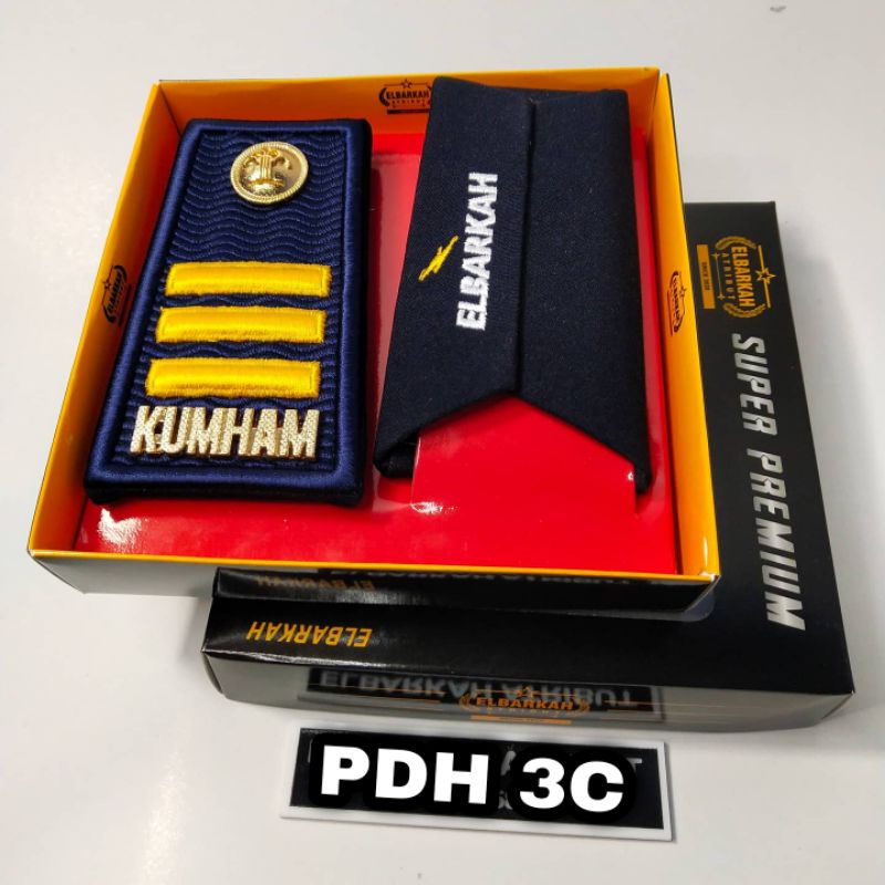 PANGKAT KUMHAM PDH 3A 3B 3C [SUPER PREMIUM] ELBARKAH ATRIBUT