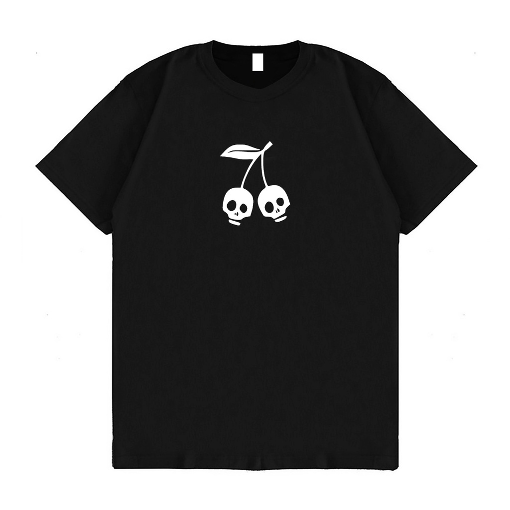 KAOS OVERSIZE SKULL CHERRY T-SHIRT