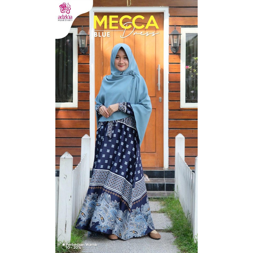 GAMIS SYARI MECCA ORIGINAL BY ADZKIA HIJAB SYARI (Tersedia warna biru,coklat dan army)