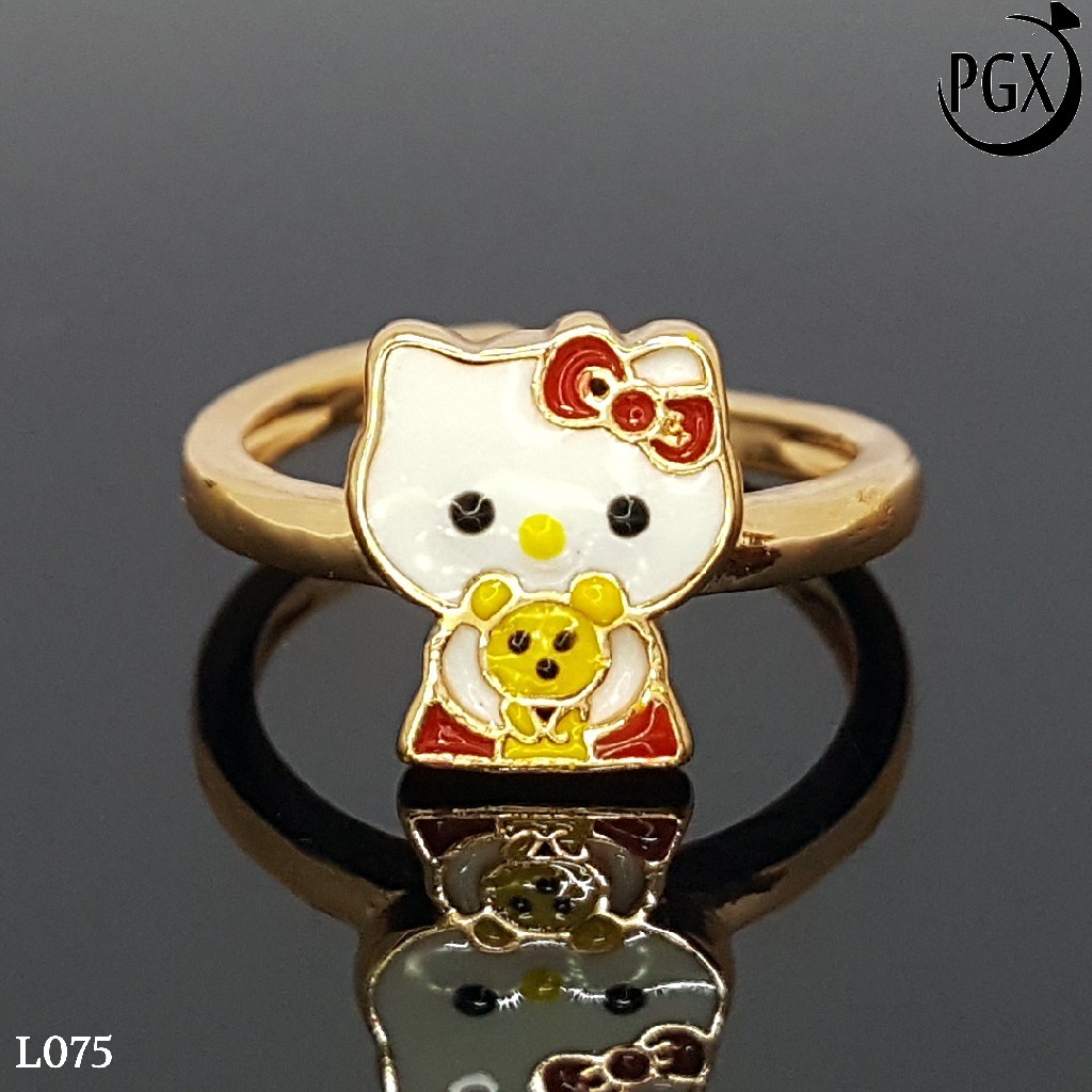 PGX Cincin Anak Xuping Aksesoris Perhiasan Lapis Emas Premium - L075