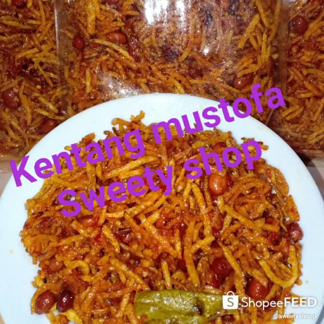 

Kentang mustofa teri + kacang