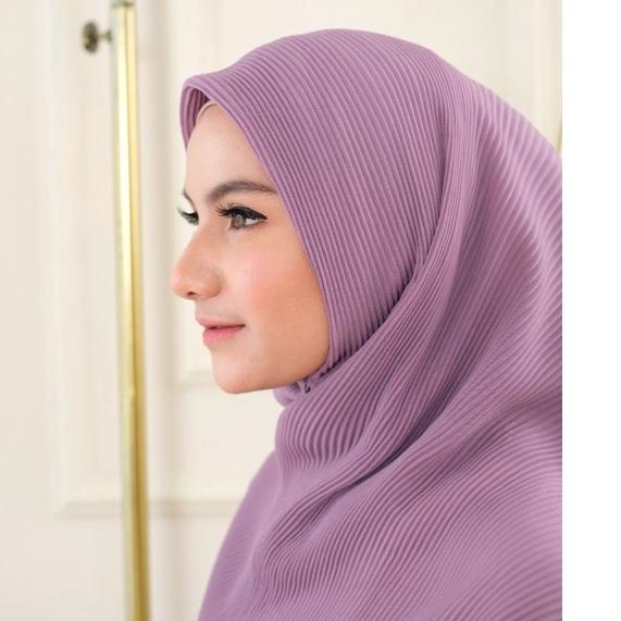 옷 HIJAB SEGI EMPAT PLISKET JUMBO 130x130 / BELLA PLISKET JUMBO bisa  Hot Sale
