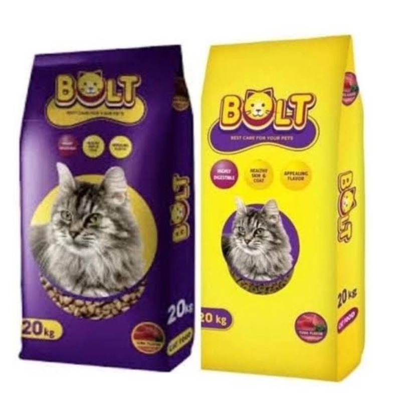 Bolt makanan kucing 20kg
