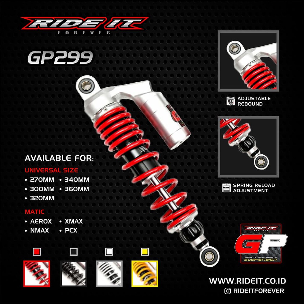 GP299 Ride It Gp 299 bebek 270 320 340 360 GP 299 Nmax GP 299 Xmax GP 299 Aerox