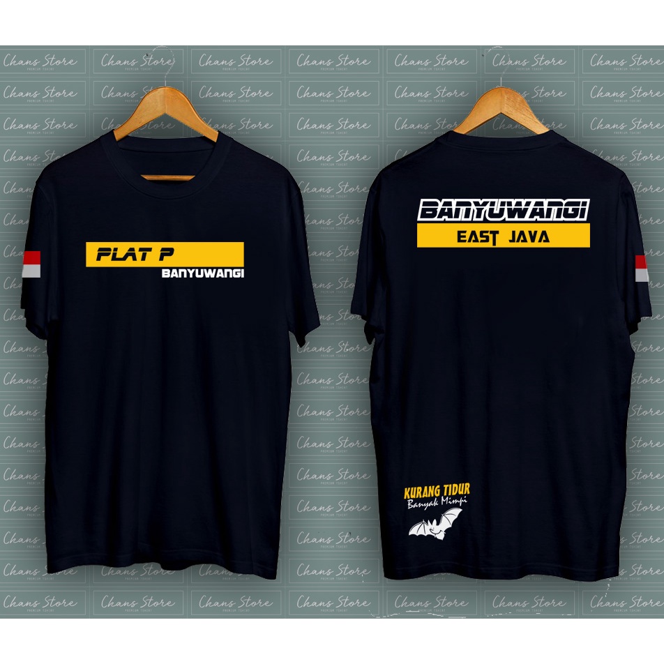 Kaos Baju Plat P Banyuwangi Jember Situbondo Bondowoso Besuki Area Jawa Timur