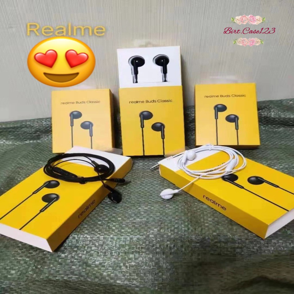 BM061 Headset Hf earphone realme BUDS Classic ORIGINAL SUPERBASS realme 5 C20 C21y c25 C2 C3 C11 BC5798