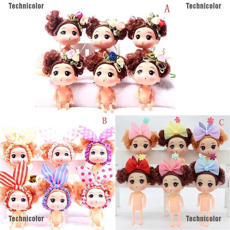  Boneka Confused Princess Model  Rambut  Bun Coklat Ukuran 